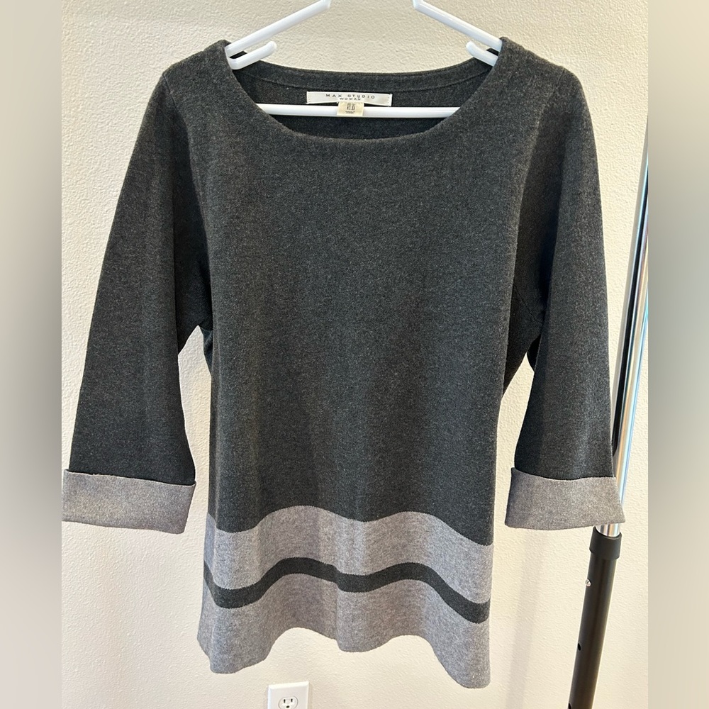 Max Studio Gray Sweater